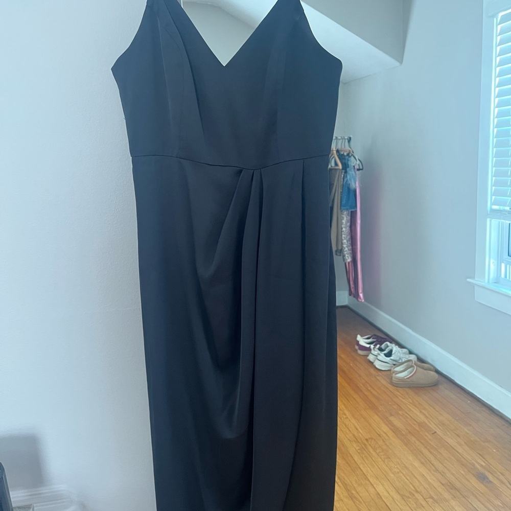 Express Black Midi Dress